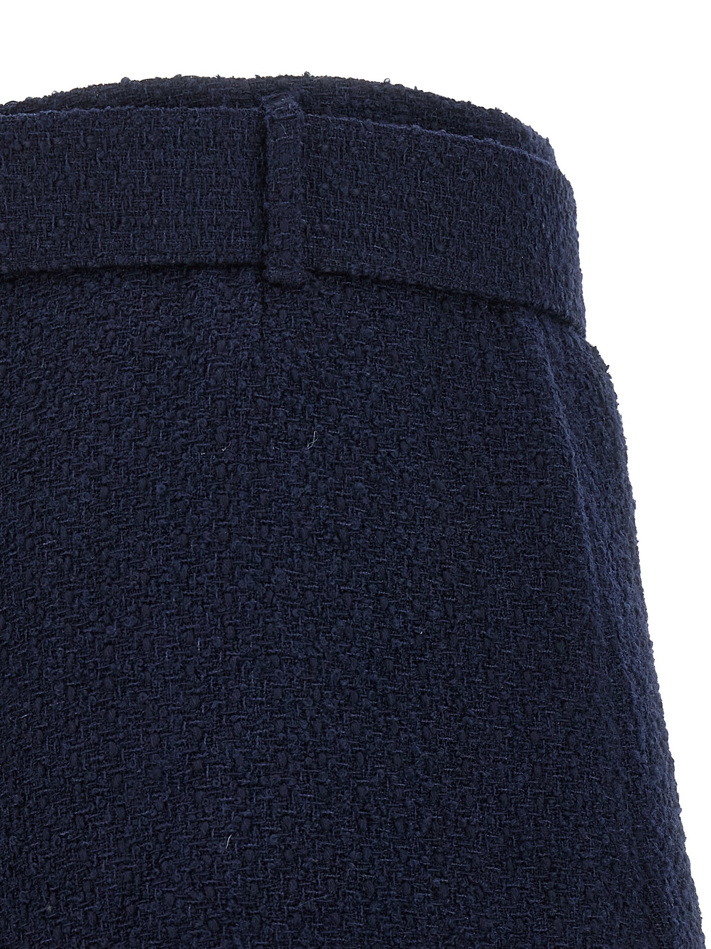 Bouclé wool skort Bermuda, short
