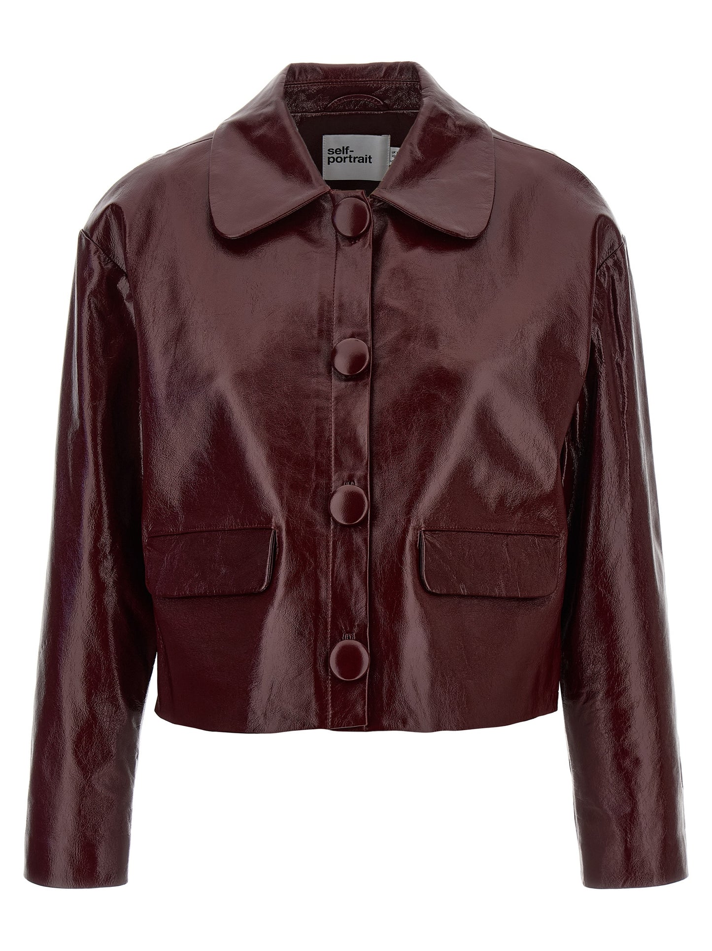 Craqué leather jacket Casual jackets, parka