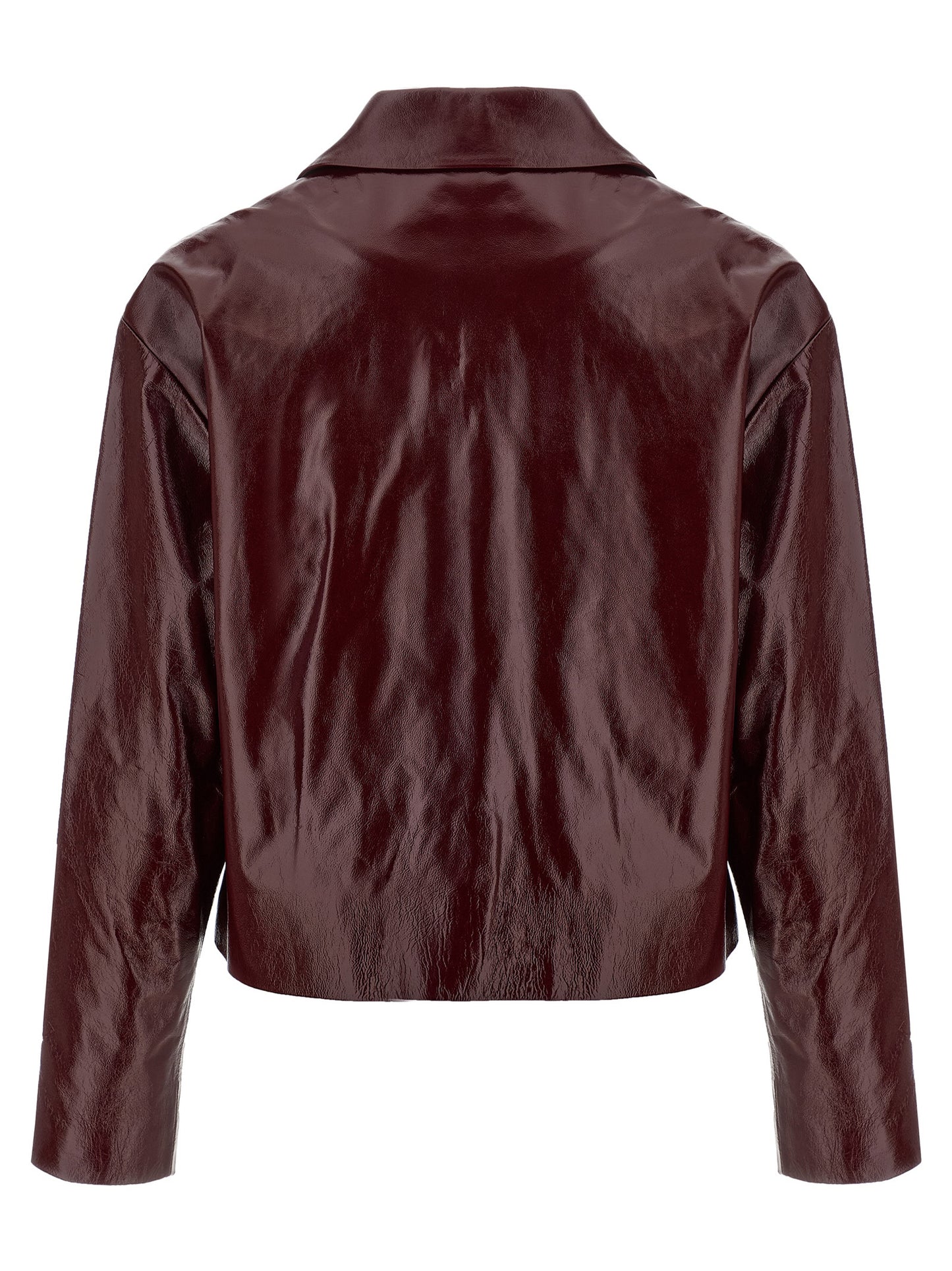 Craqué leather jacket Casual jackets, parka