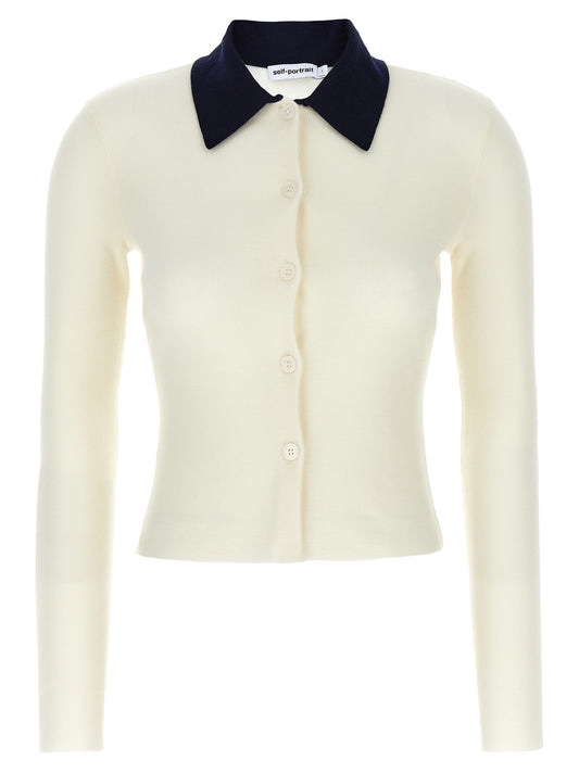 'Cream Merino Wool' cardigan Sweater, cardigans
