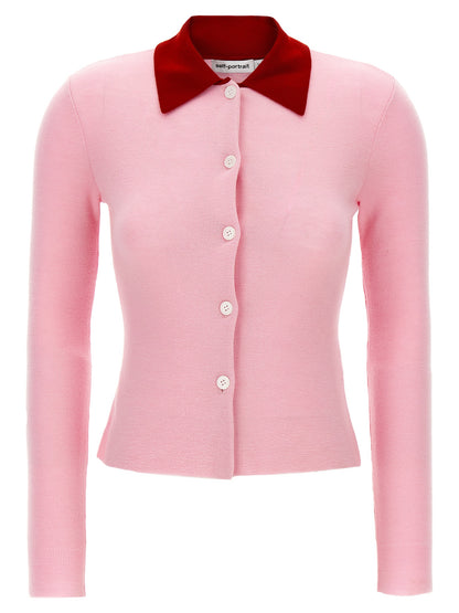 'Pink Merino Wool' cardigan Sweater, cardigans