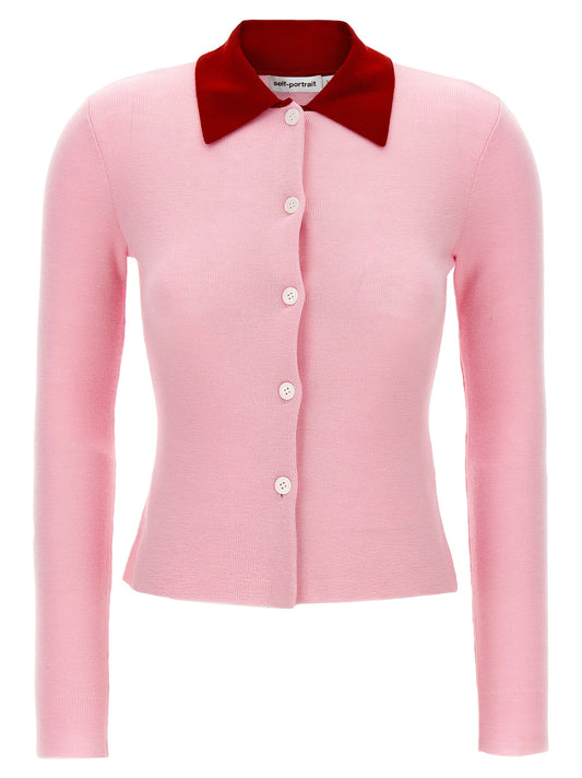 'Pink Merino Wool' cardigan Sweater, cardigans