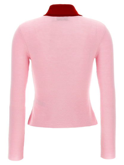 'Pink Merino Wool' cardigan Sweater, cardigans