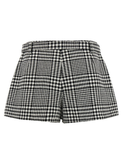 Bouclé wool skort Bermuda, short