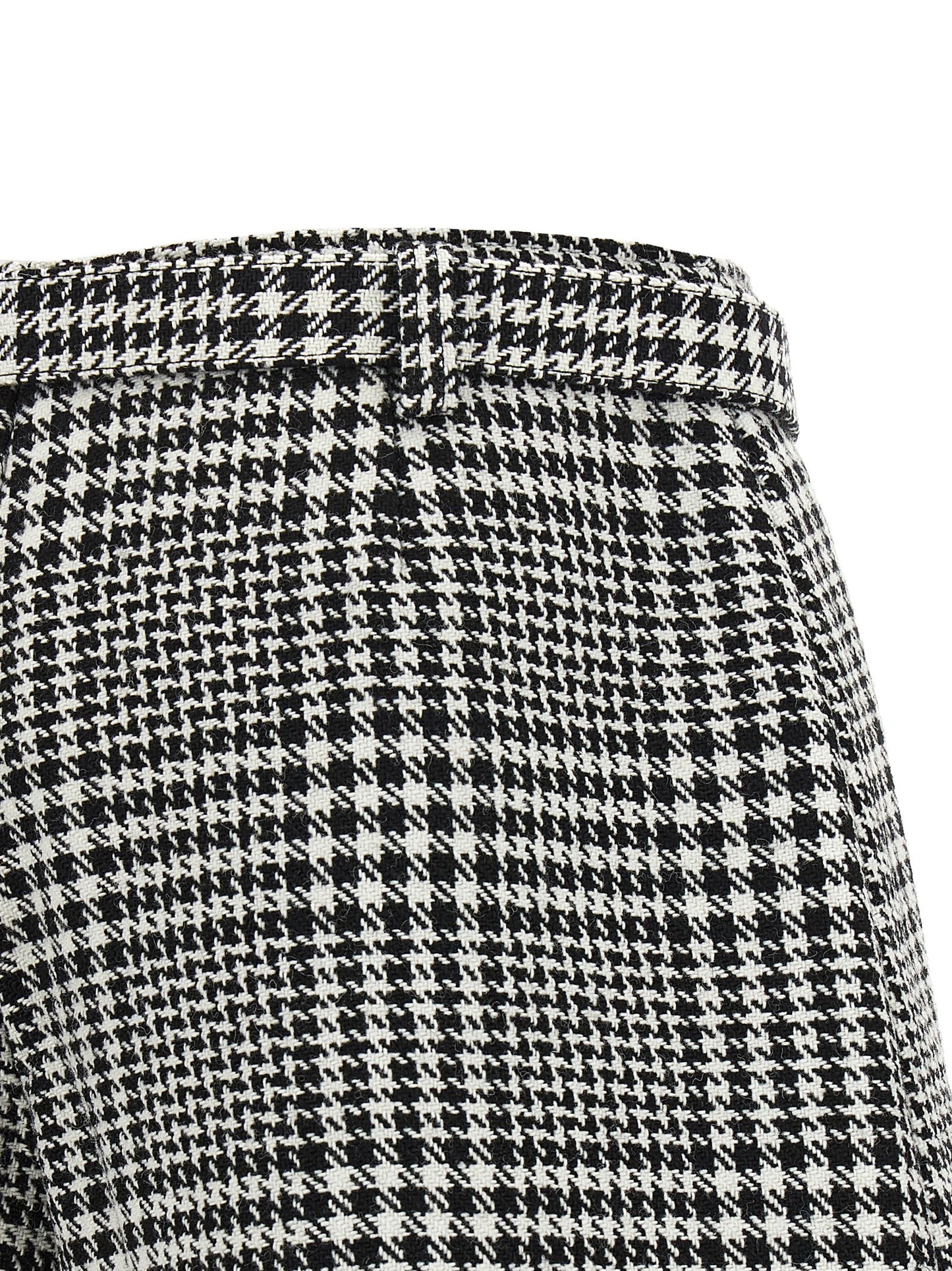 Bouclé wool skort Bermuda, short