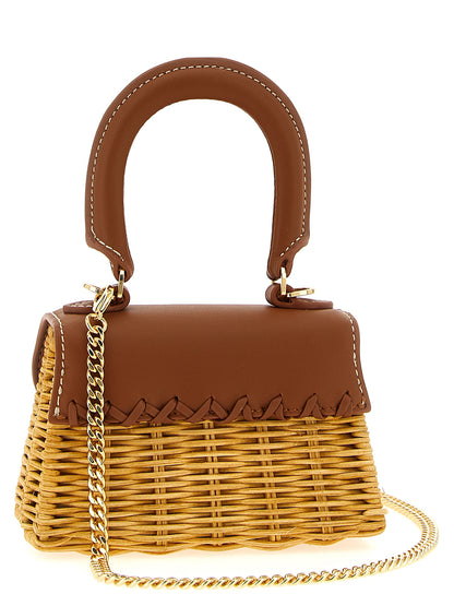 'Rattan micro bow' handbag Hand bags