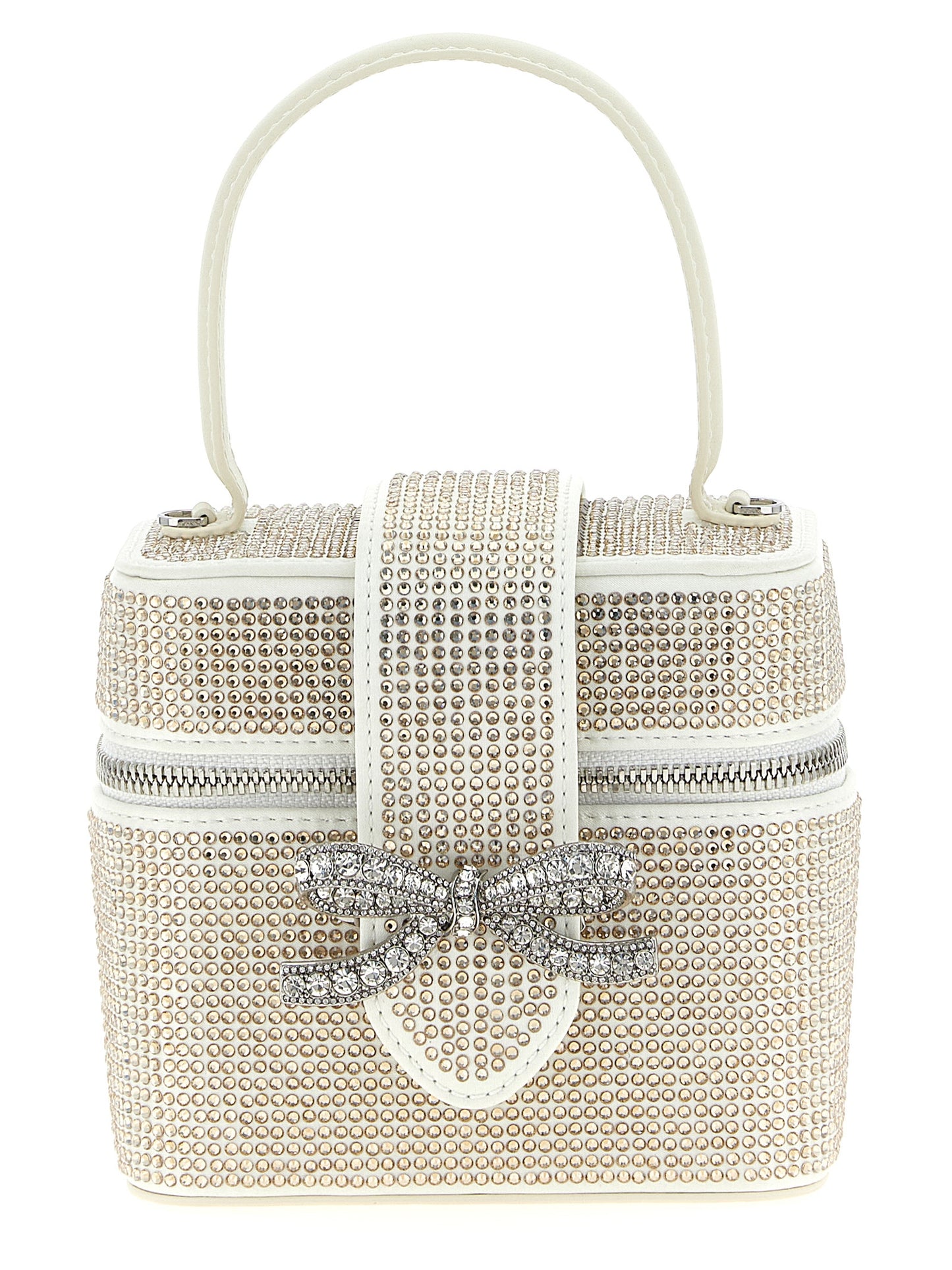 'Satin rhinestone vanity case' handbag Hand bags