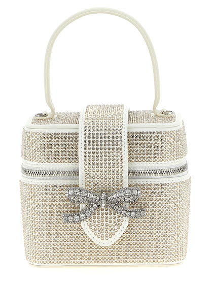 'Satin rhinestone vanity case' handbag Hand bags