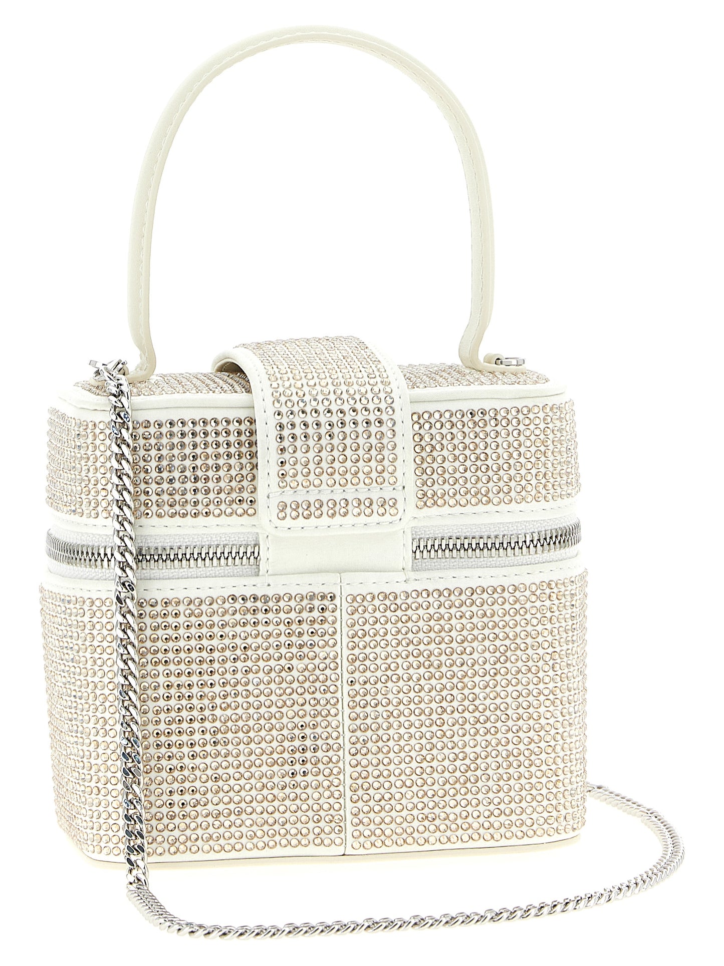 'Satin rhinestone vanity case' handbag Hand bags