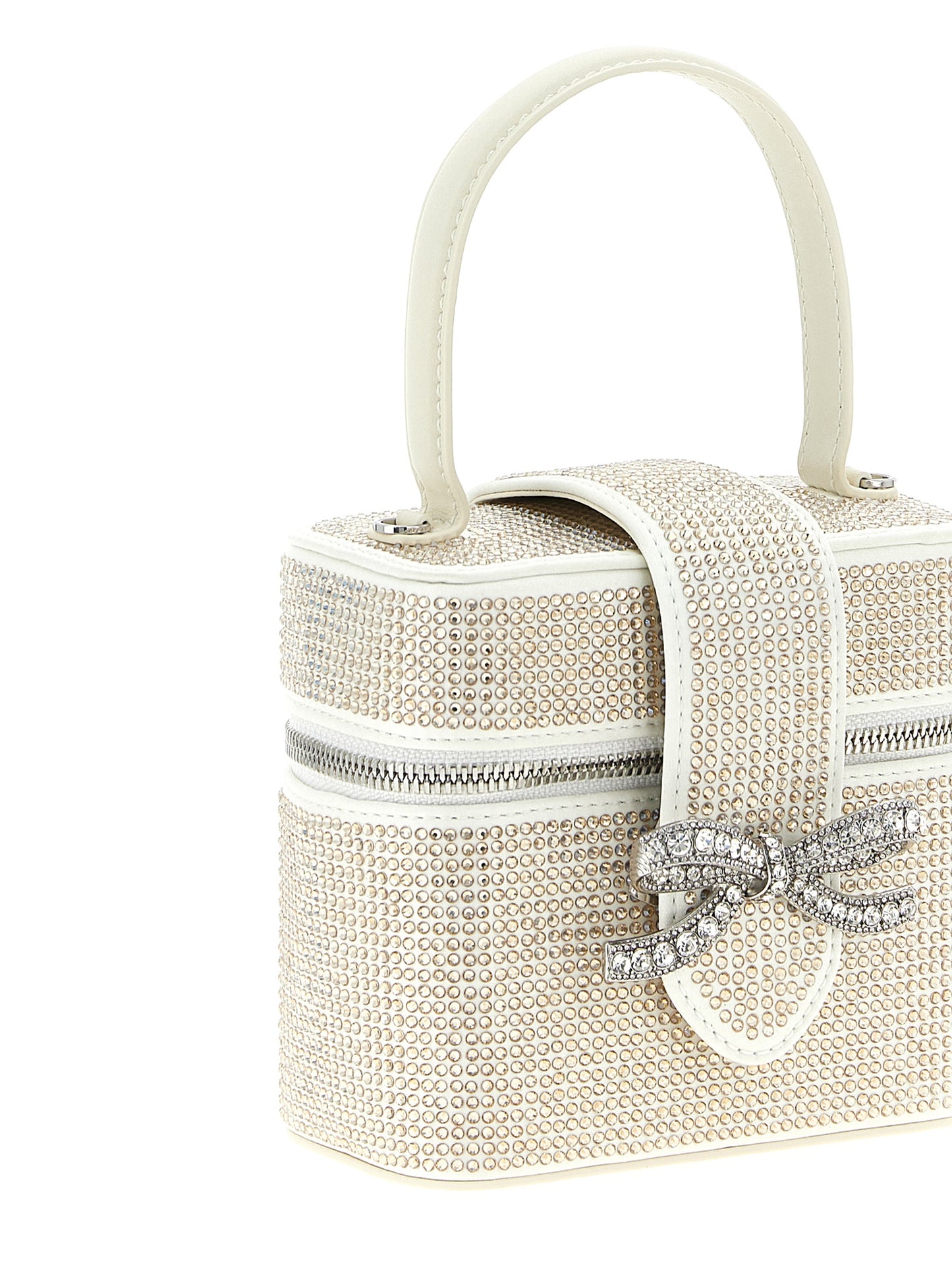 'Satin rhinestone vanity case' handbag Hand bags