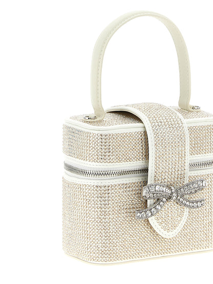'Satin rhinestone vanity case' handbag Hand bags