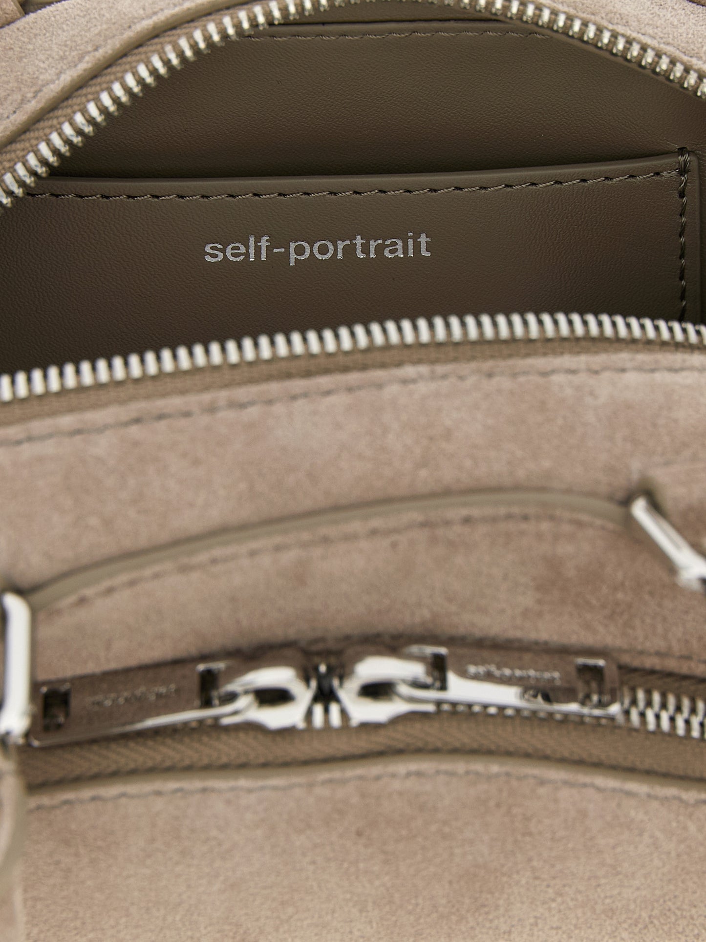 'Suede mini with charm' shoulder bag Shoulder bags