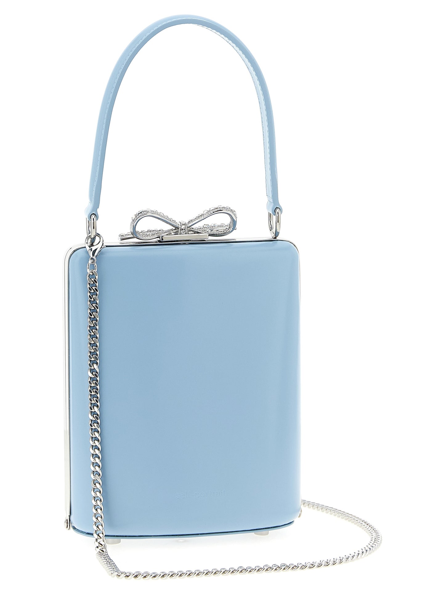 'Blue leather bag' handbag Hand bags