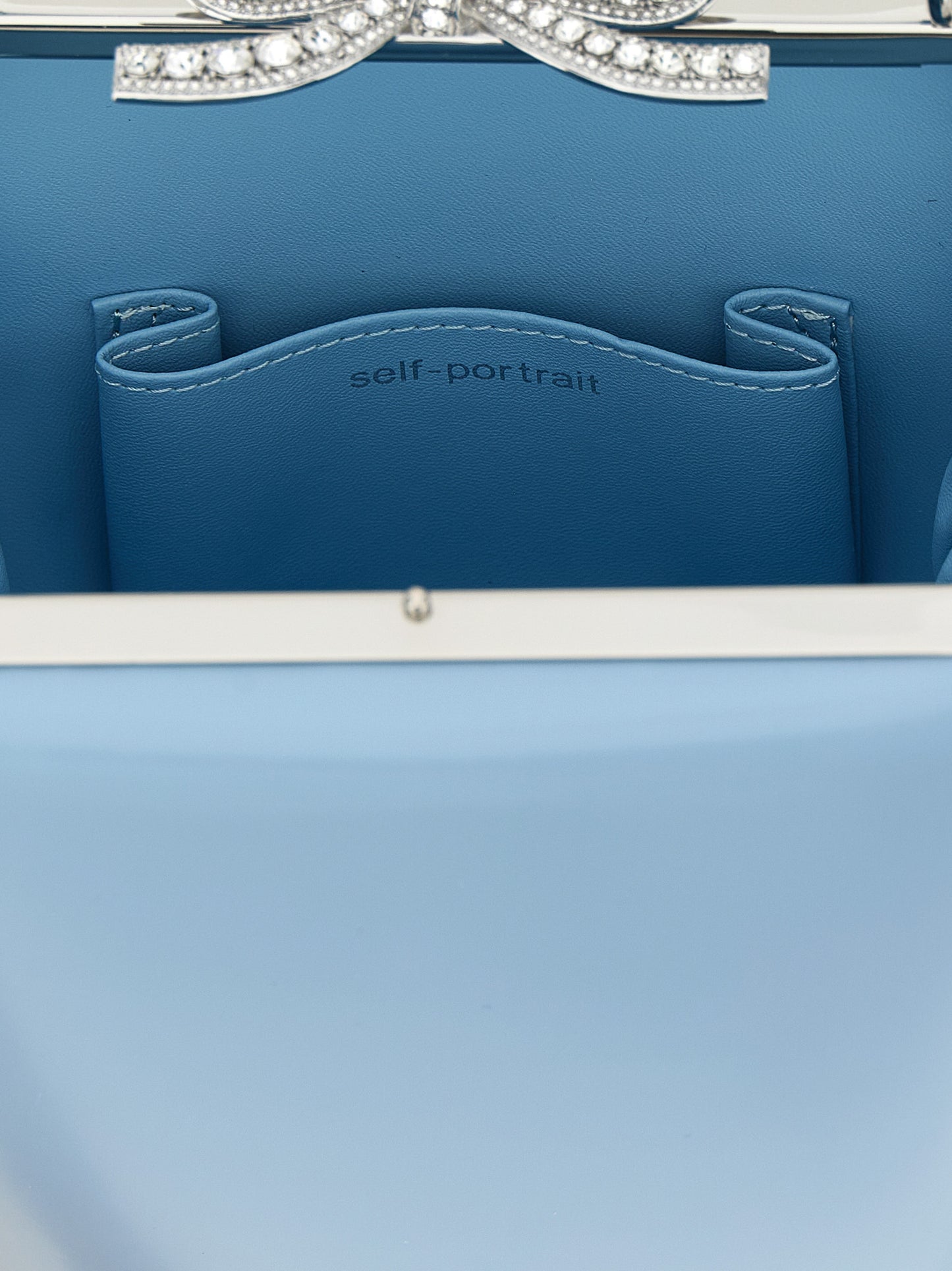 'Blue leather bag' handbag Hand bags