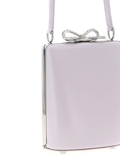 'Lilac leather mini bow' handbag Hand bags