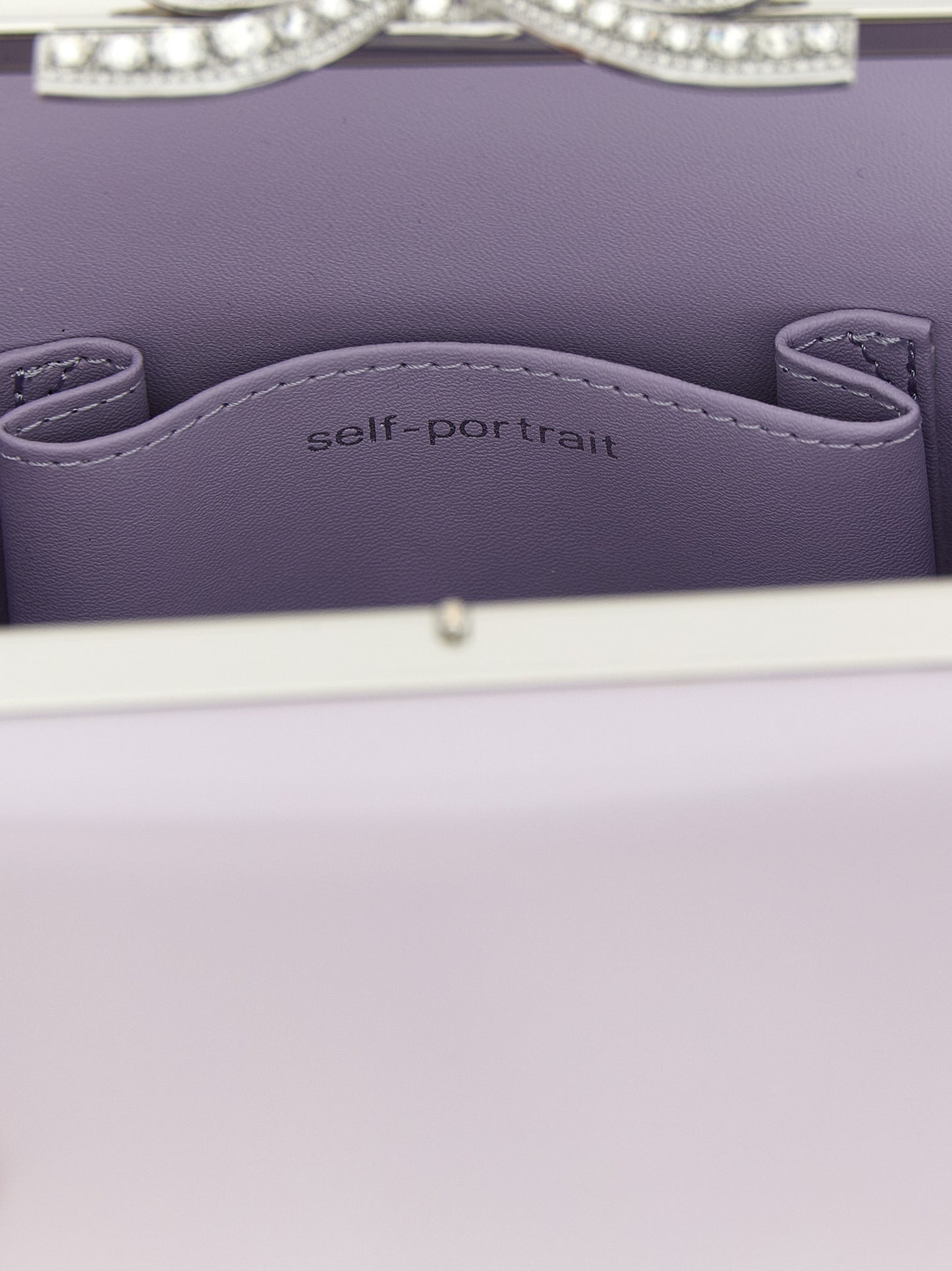 'Lilac leather mini bow' handbag Hand bags