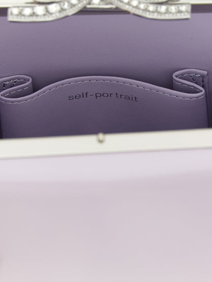 'Lilac leather mini bow' handbag Hand bags
