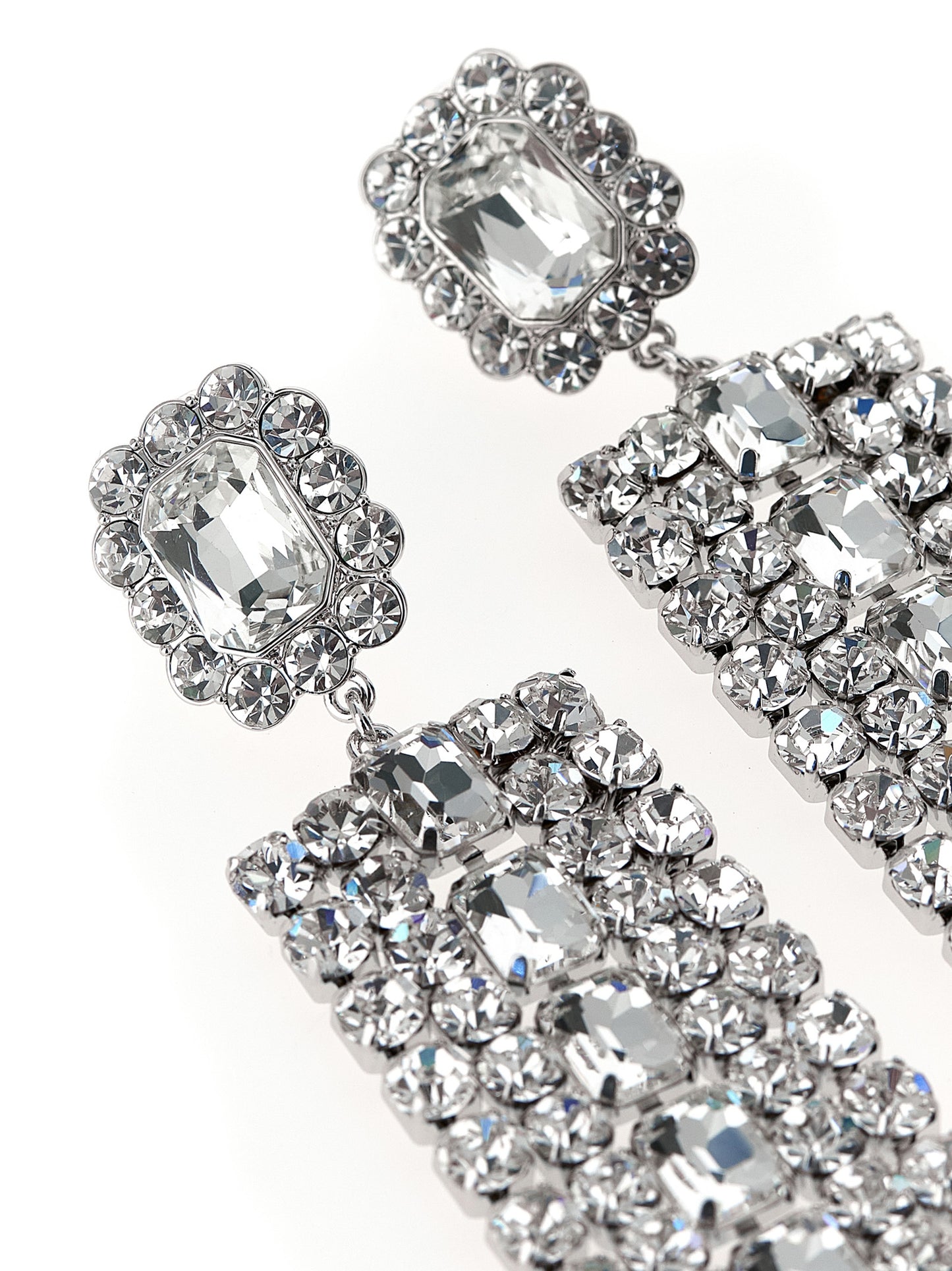 'Multi Crystal Droplet' earrings Jewelry