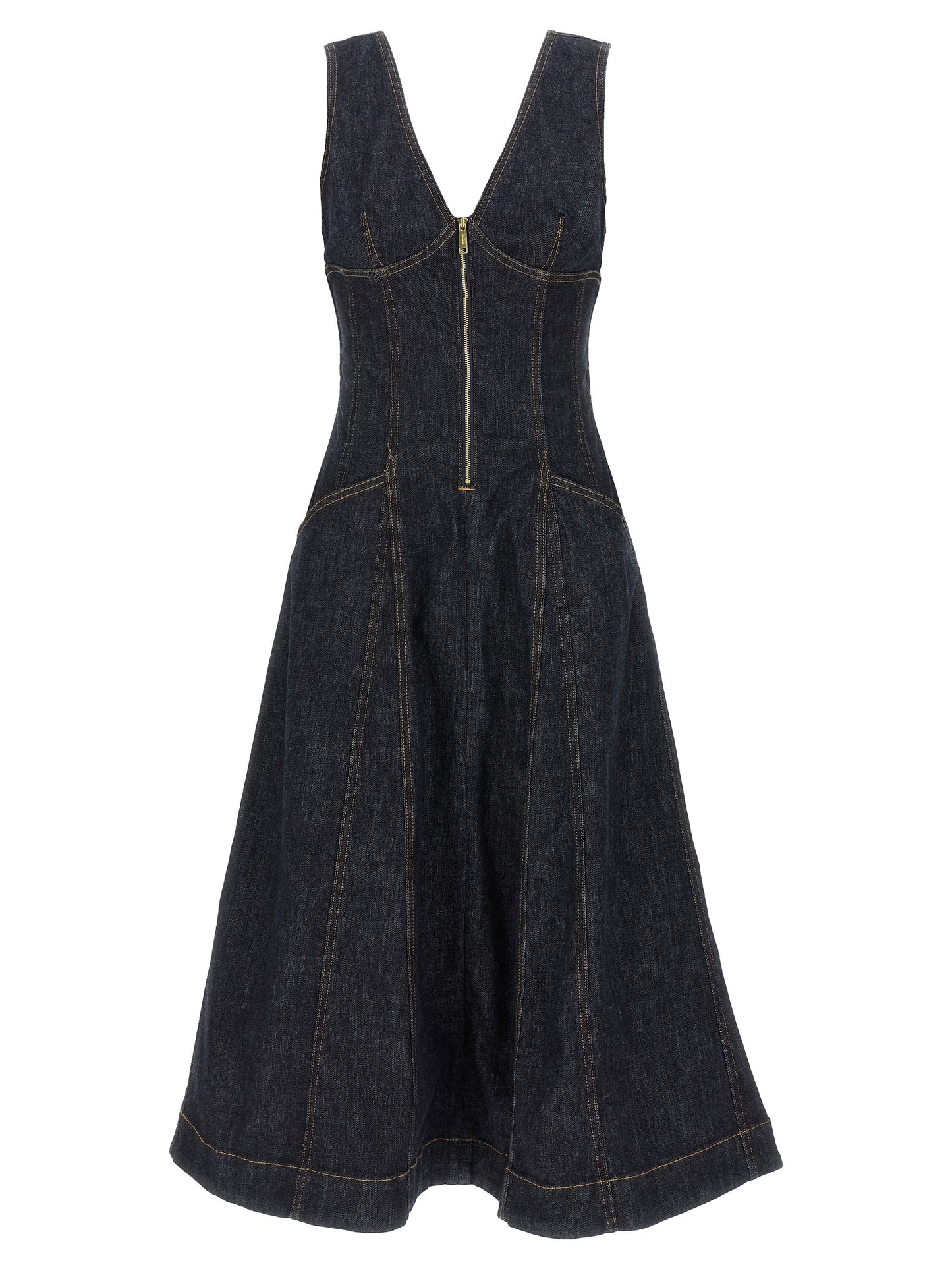 'Indigo Denim Midi' dress Dresses