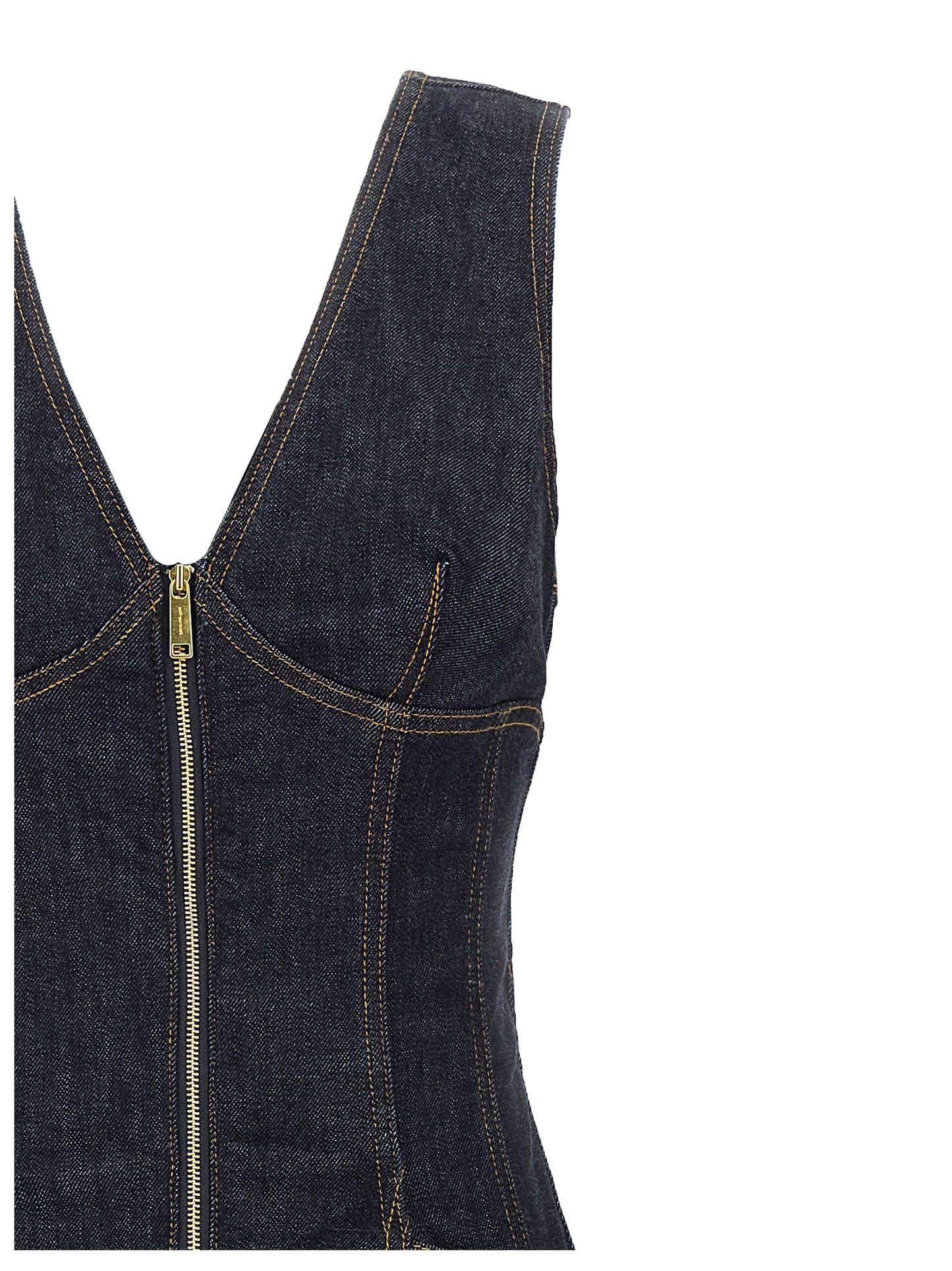 'Indigo Denim Midi' dress Dresses