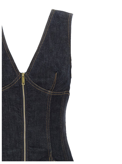 'Indigo Denim Midi' dress Dresses