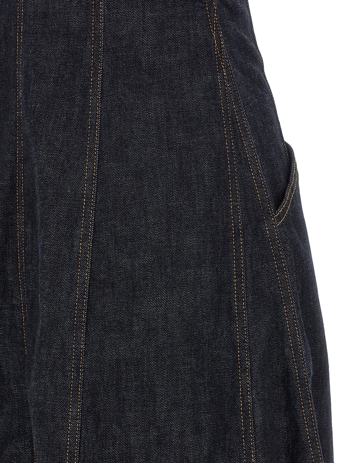 'Indigo Denim Midi' dress Dresses