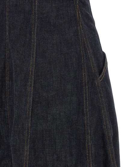 'Indigo Denim Midi' dress Dresses