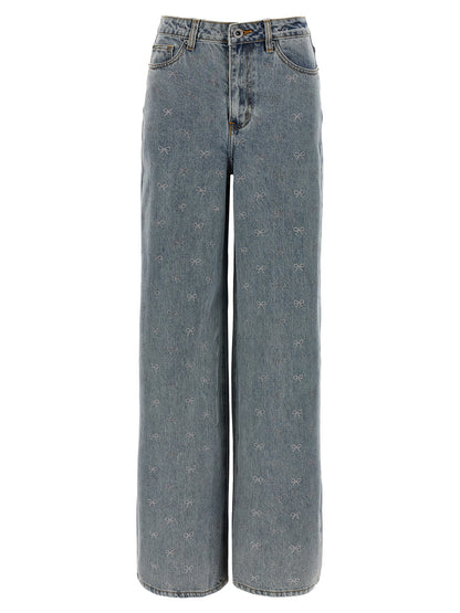 'Light Blue Diamante Bow' jeans Jeans