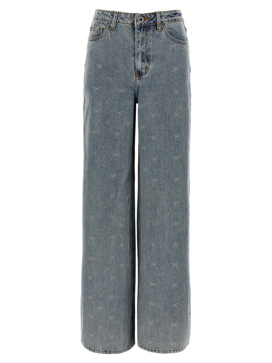 'Light Blue Diamante Bow' jeans Jeans