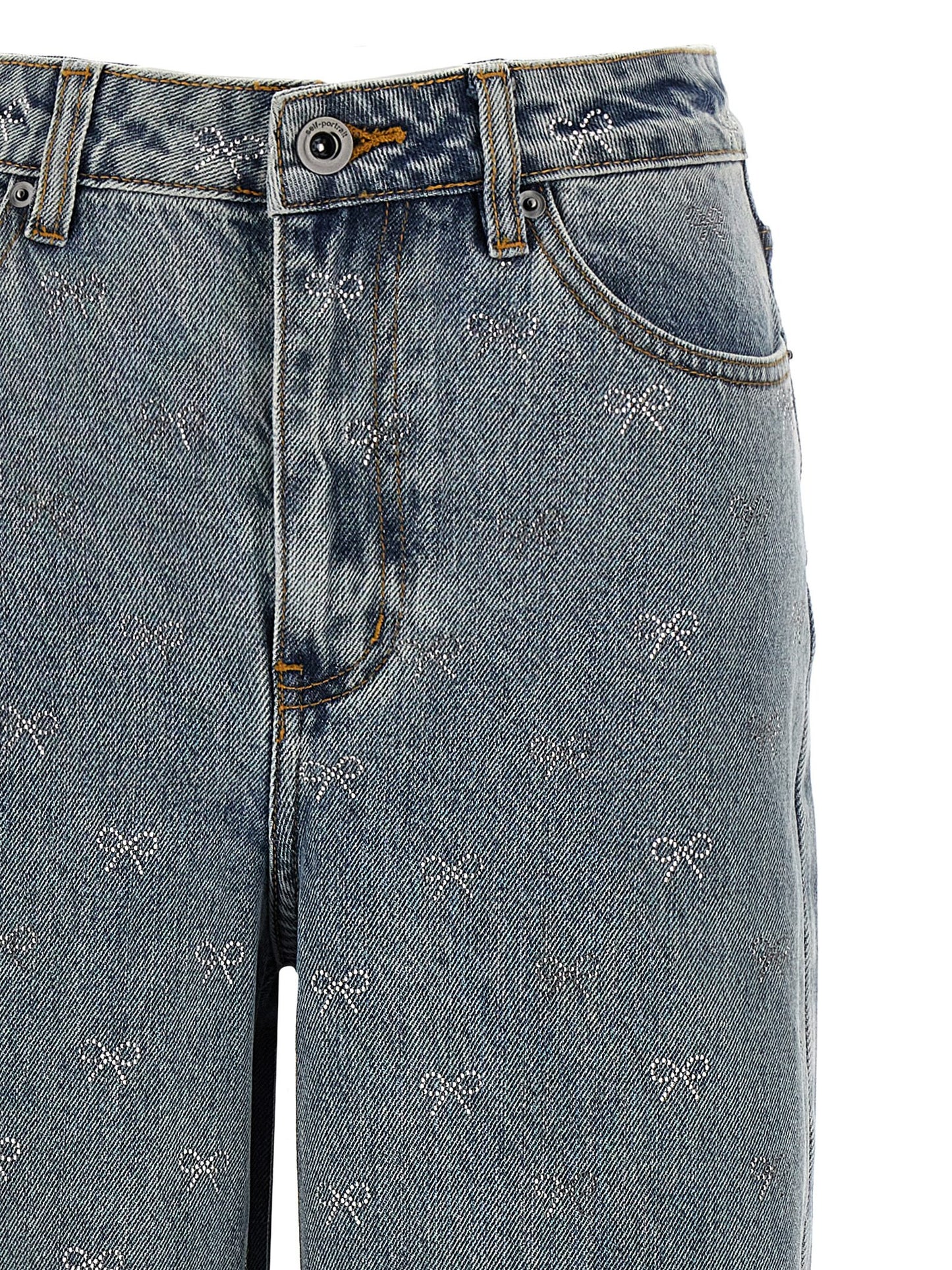 'Light Blue Diamante Bow' jeans Jeans
