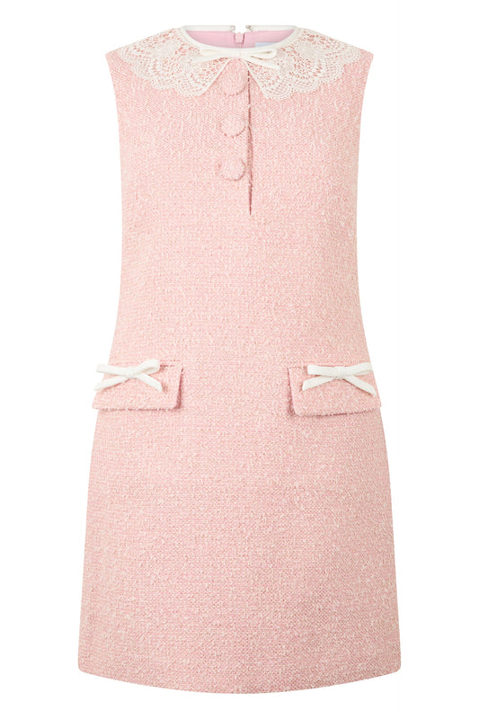 Self-Portrait Short dress in bouclé