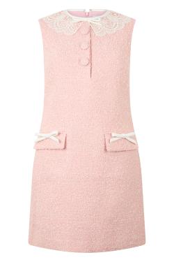 Self-Portrait Short dress in bouclé