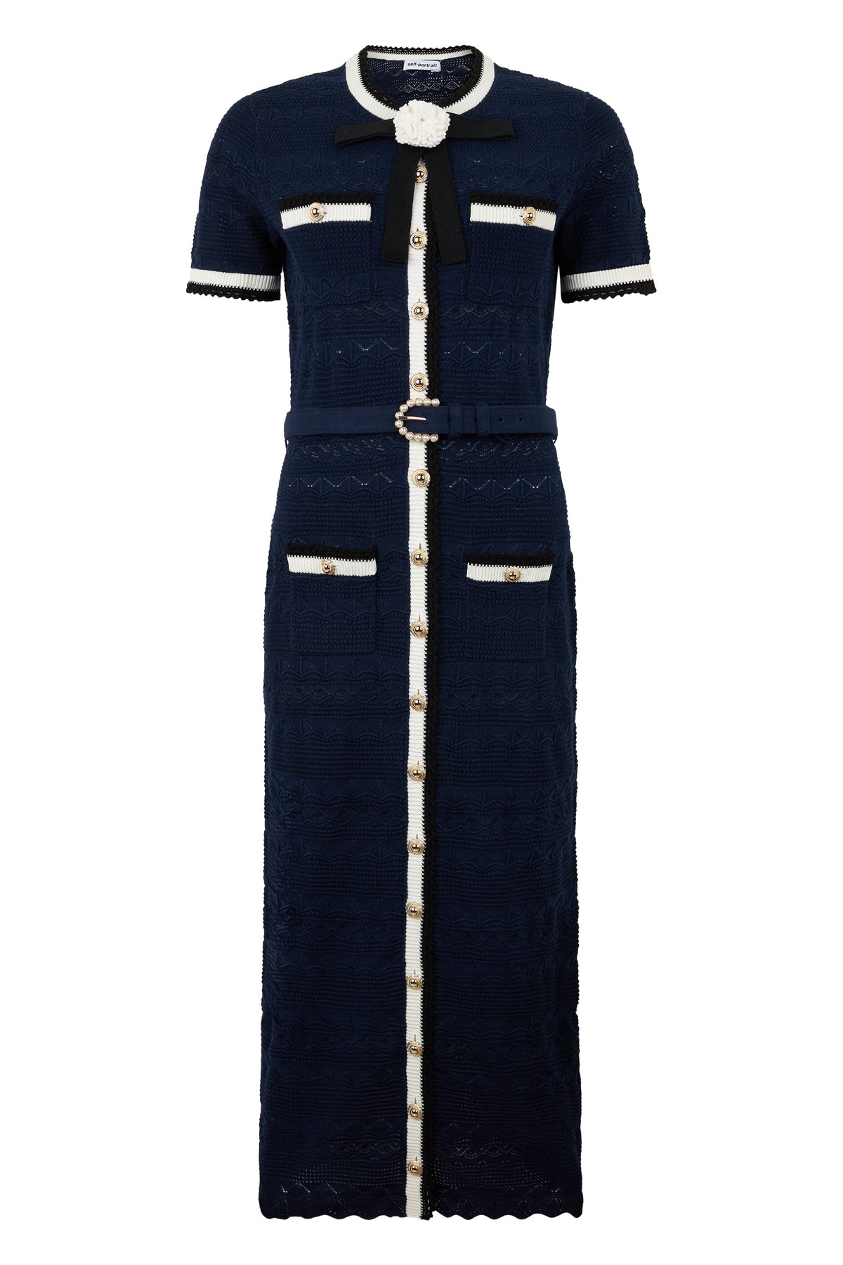 Self-Portrait Long dress with buttons