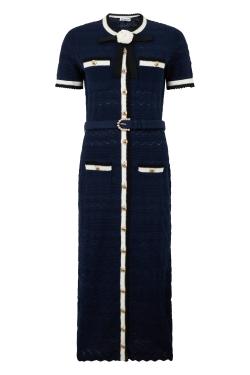 Self-Portrait Long dress with buttons