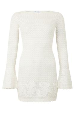 Self-Portrait Short knitted dress