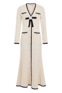 Self-Portrait Long dress with buttons