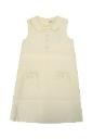 Self Portrait Kids Yellow taffeta shift dress