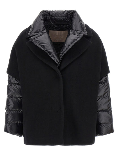 Hood insert down jacket Piumini, Parka, Giacche casual