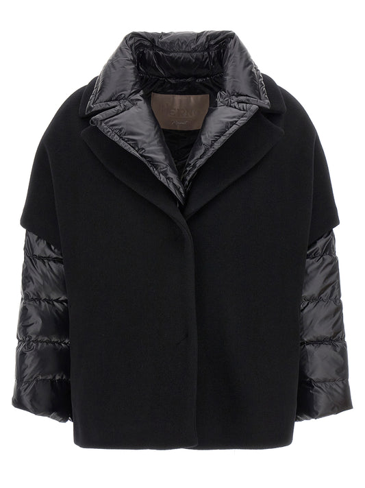 Hood insert down jacket Piumini, Parka, Giacche casual
