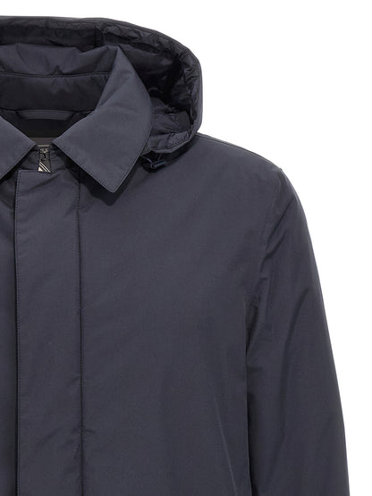 Removable hood parka Down jacket, Parka, Casual jackets
