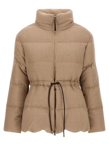 Wool and silk down jacket Down jacket, Parka, Casual jackets