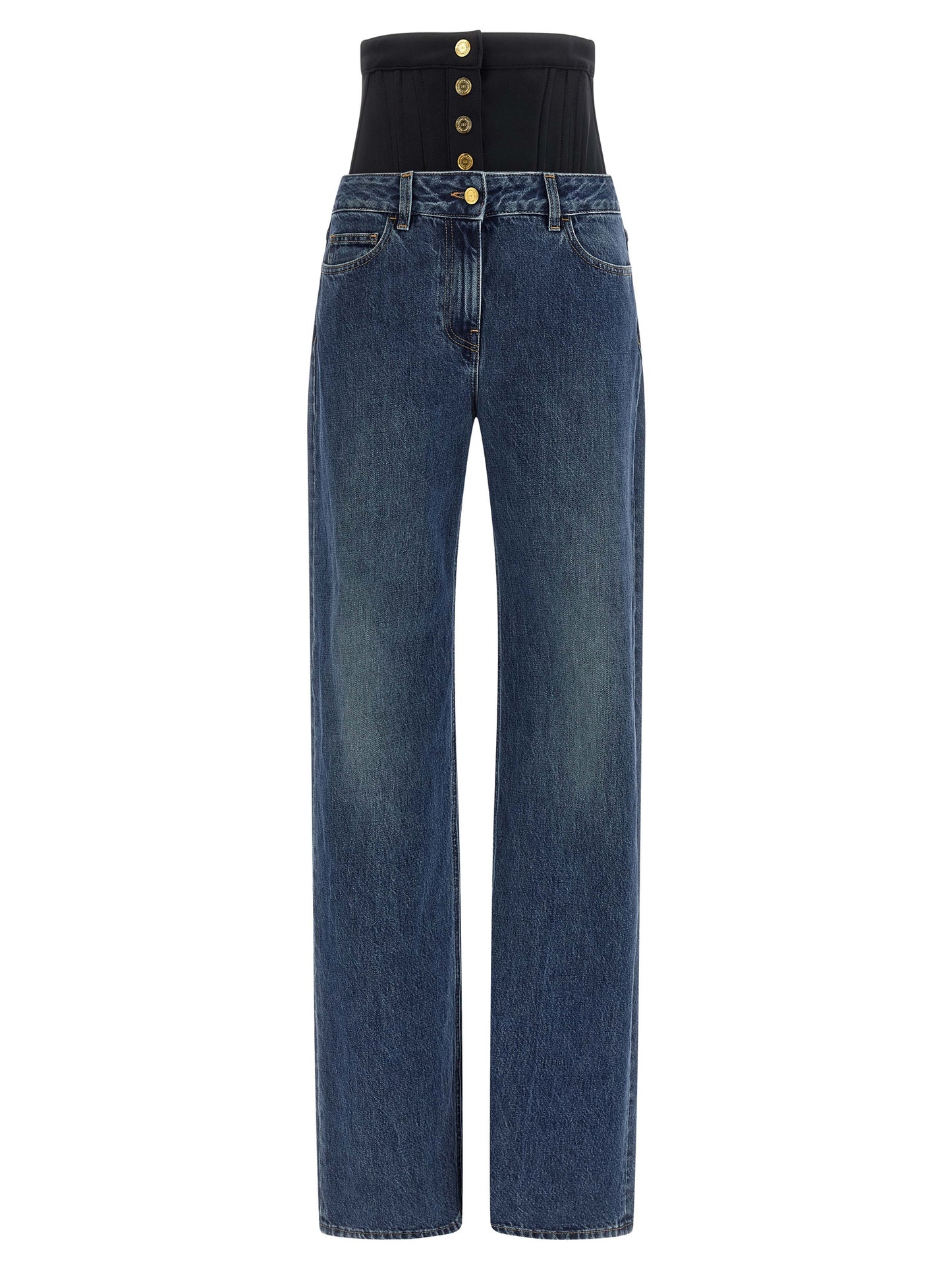 Bustier insert jeans Jeans