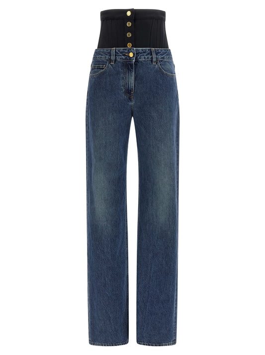 Bustier insert jeans Jeans