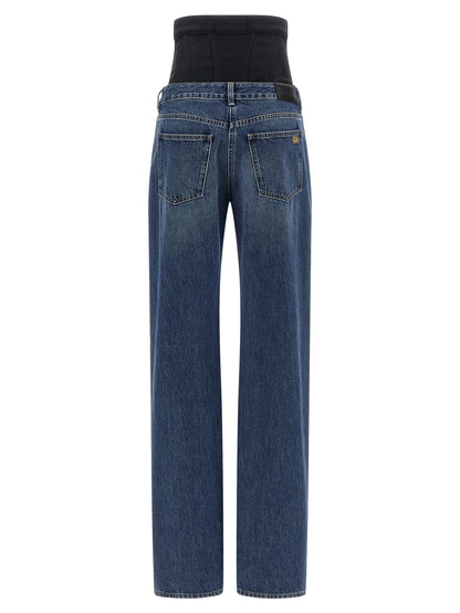 Bustier insert jeans Jeans
