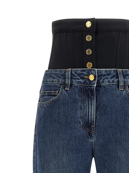 Bustier insert jeans Jeans