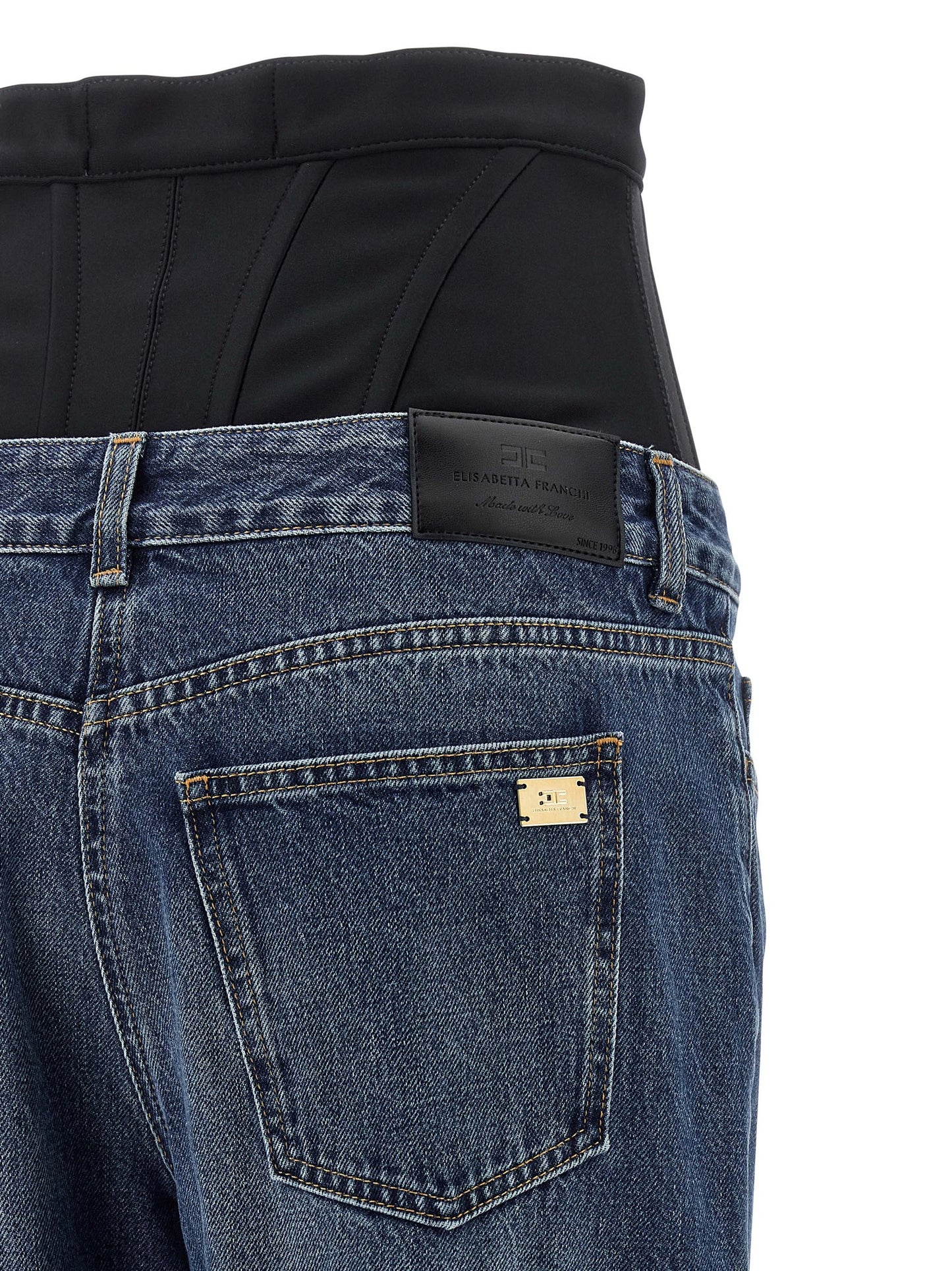 Bustier insert jeans Jeans