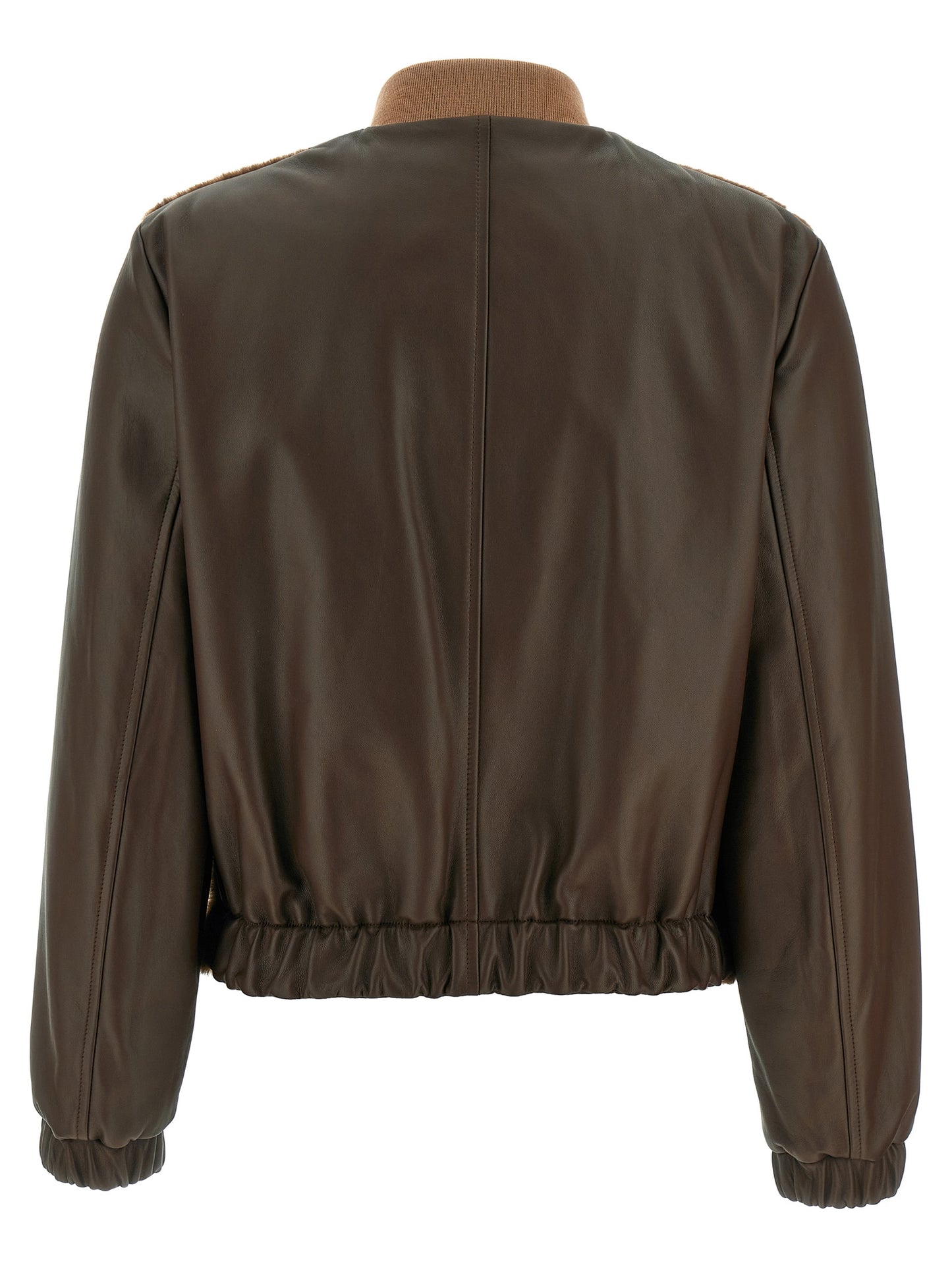 Fur waistcoat bomber jacket Fur