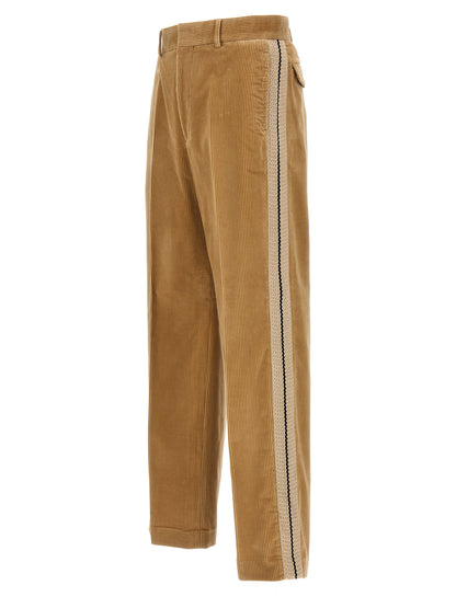 'Corduory Suit Tape' pants Pants