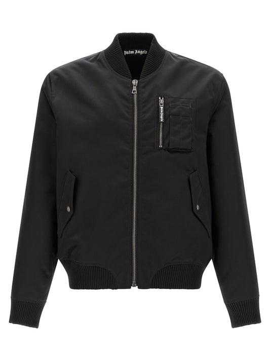 'Curved Logo' bomber jacket Piumini, Parka, Giacche casual