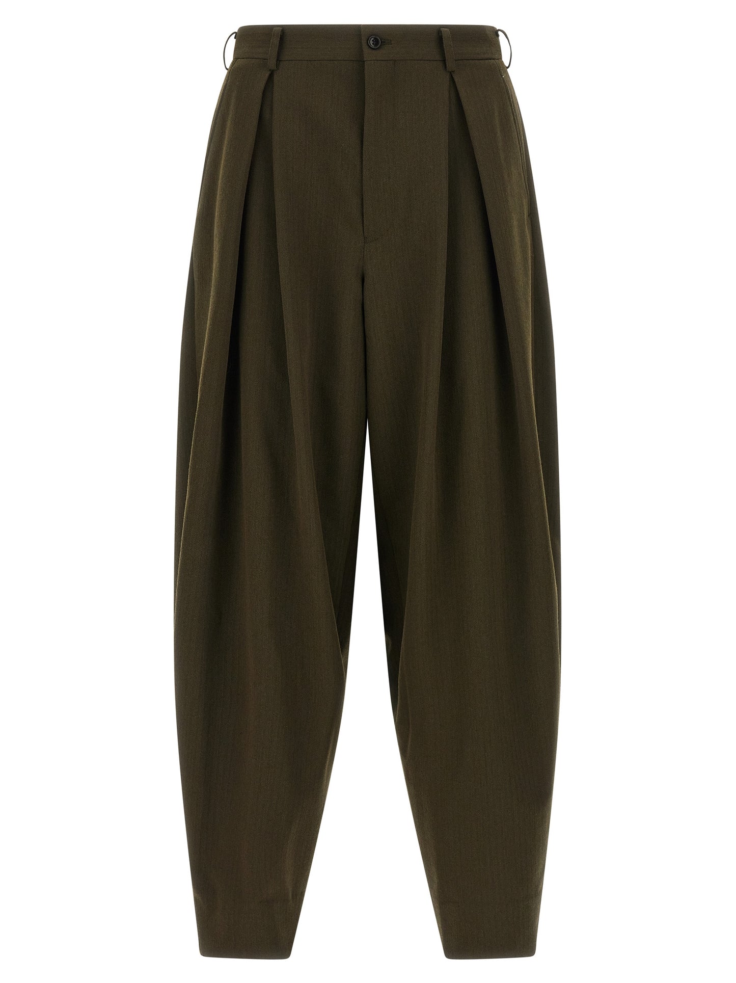 Herringbone wool pants Pants